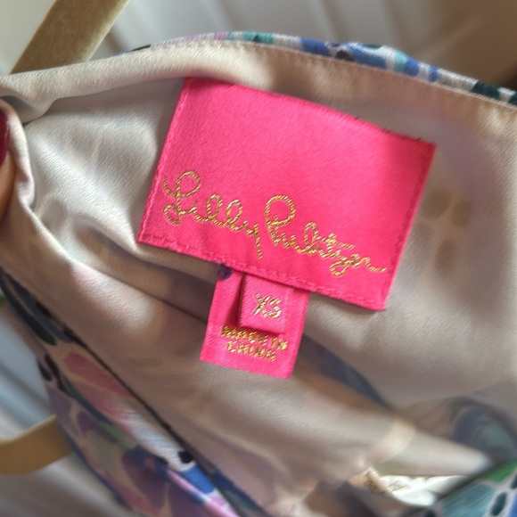 Lilly Pulitzer Coastal Blue Tails of The Sea (2018) Maxi Dress - Picture 4 of 6